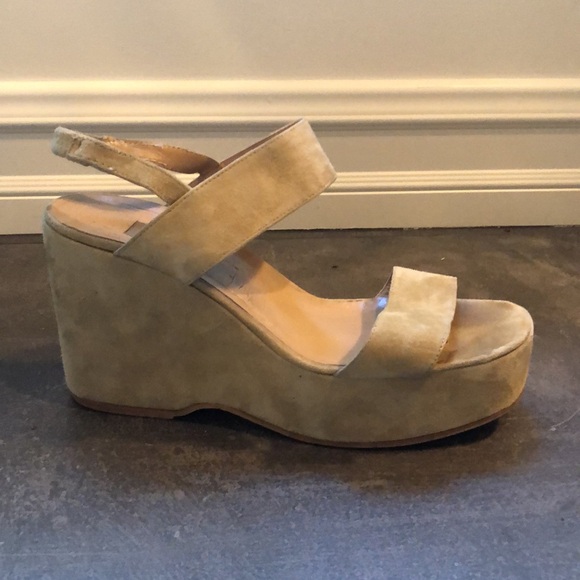 BCBG 90s Wedge SUPER CUTE - Picture 2 of 5